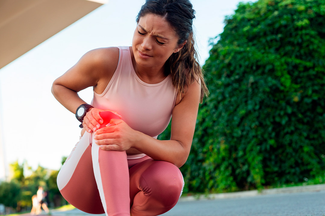 woman having keen hurt